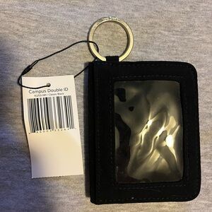 Black Campus Double ID Holder